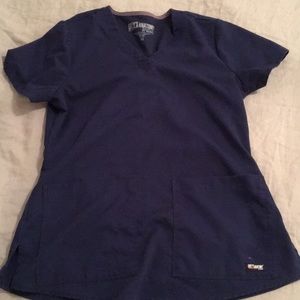 Greys Anatomy XS navy blue top